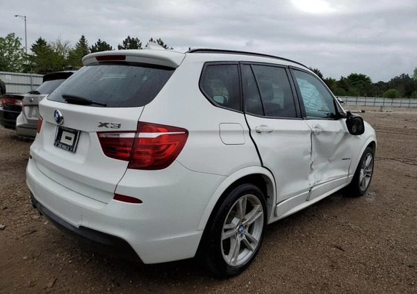 BMW X3 cena 29000 przebieg: 124191, rok produkcji 2014 z Wąsosz małe 67